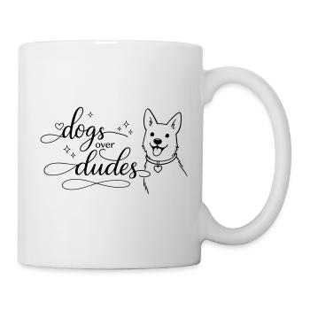 dogs over dudes - Mug - white - Right