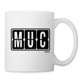 MUC de München, T-shirt de la ville Munich souvenir - Mug blanc - blanc - Droite