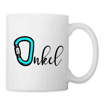 Camping Klettern Onkel - Tasse - Weiß - Rechts