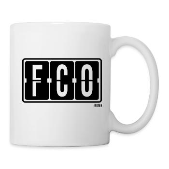 Rom FCO, City Souvenir Hoodie, Tasche, T-Shirt - Tasse - Weiß - Rechts