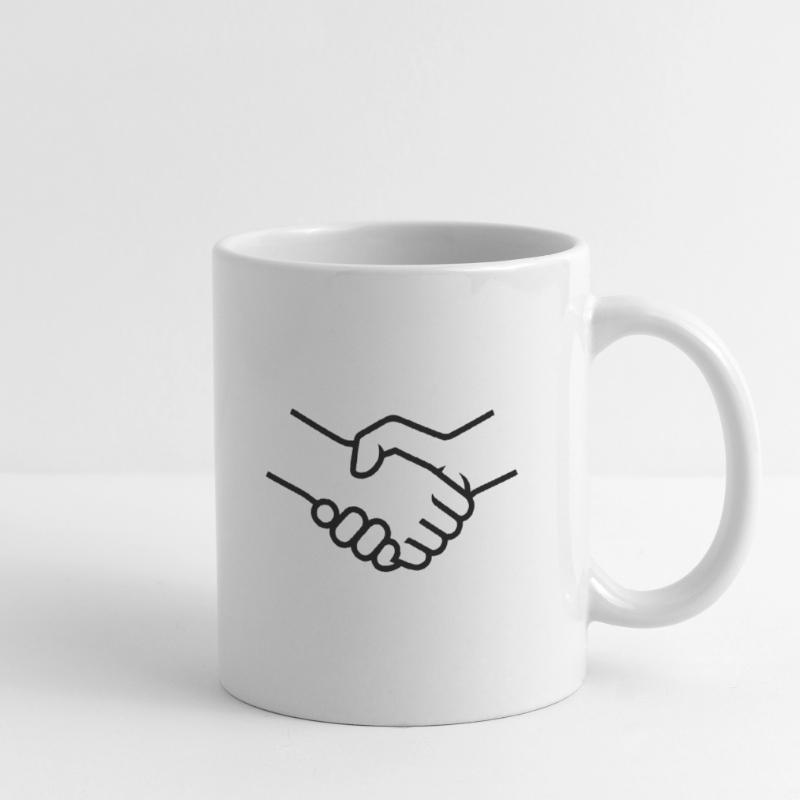 Handshake Hands Teamwork Mug