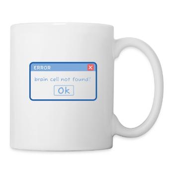 funny E-mail design, meme, idiot, computer humor - Mug - white - Right