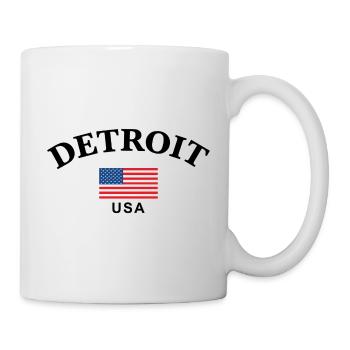 Detroit, États-Unis - Mug blanc - blanc - Droite