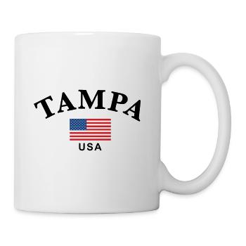 Tampa, USA - Tasse - Weiß - Rechts