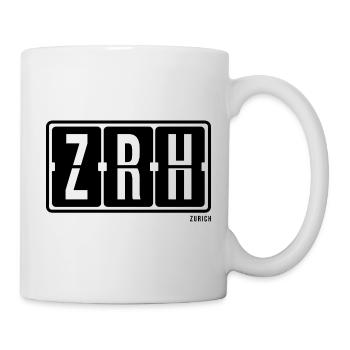 Zurich ZRH, souvenir de la ville, T-shirt, tongs - Mug blanc - blanc - Droite