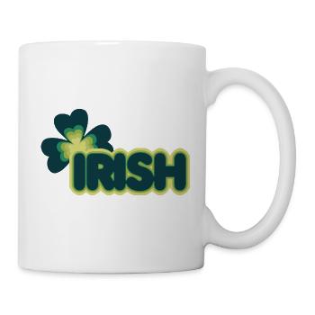 Retro Shamrock Glow - Mug - white - Right