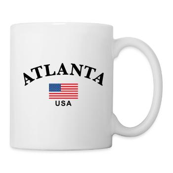 Atlanta, USA - Tasse - Weiß - Rechts