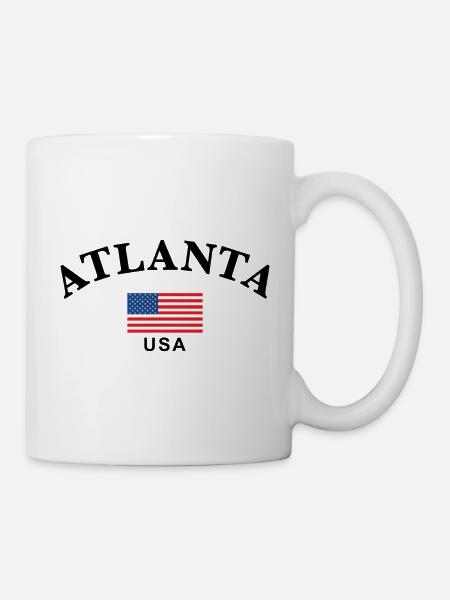 Atlanta, USA - Tasse - Weiß