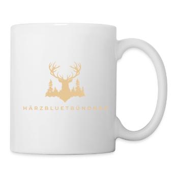 Härzbluetbündner - Tasse - Weiß - Rechts