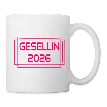 Journeyman's certificate Graduation 2026 Journeywoman - Mug - white - Right
