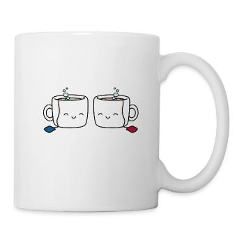 Bes-teas – Kawaii Friendship Tea Pun - Mug - white - Right