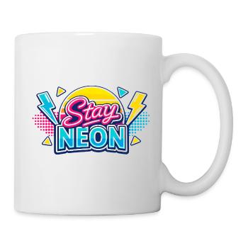 Stay Neon Retro Burst - Mug - white - Right