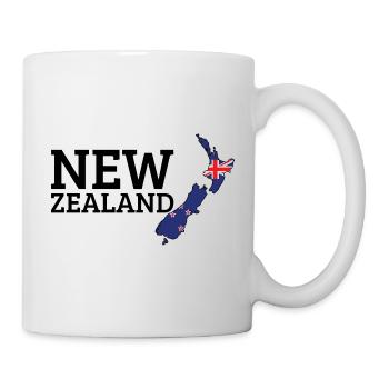 Carte terrestre de la Nouvelle-Zélande Fier Néo-Zélandais - Mug blanc - blanc - Droite