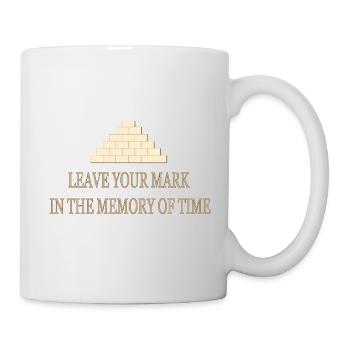 Djoser Pyramid – Leave Your Mark Design - Mug - white - Right