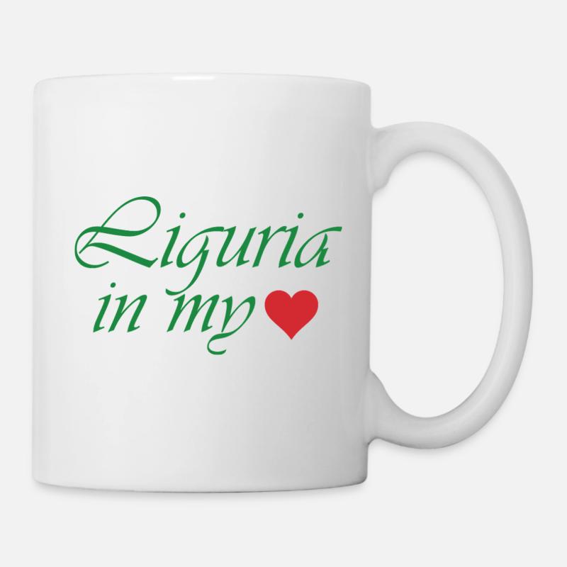 Liguria in my heart - Mug - white