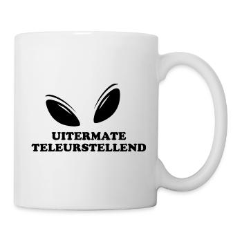 Uitermate teleurstellend black edition - Mug - white - Right