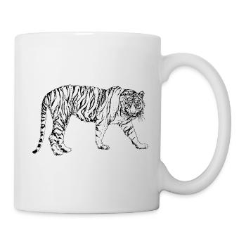 TIGER - Tasse - Weiß - Rechts