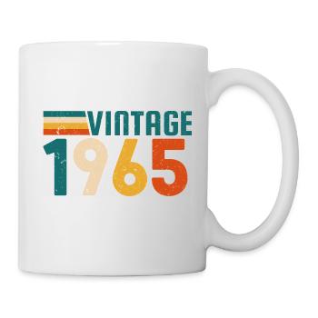 Cadeaux d’anniversaire vintage 1965 - Mug blanc - blanc - Droite