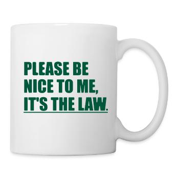 Funny Sarcastic Sarcasm College University School  - Mug - white - Right