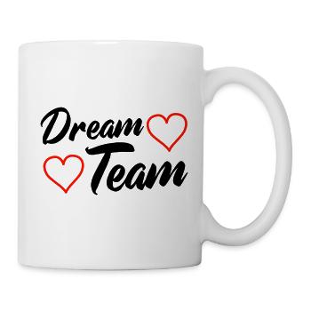Dream Team - Tasse - Weiß - Rechts