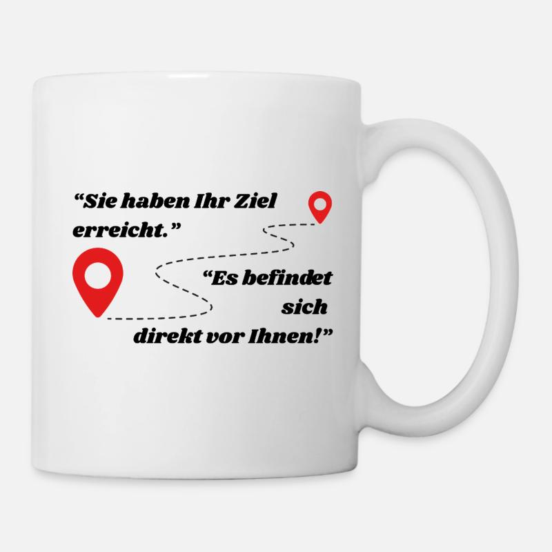 Pfad der Entdeckung: Lerne Neues kennen!  - Tasse - Weiß