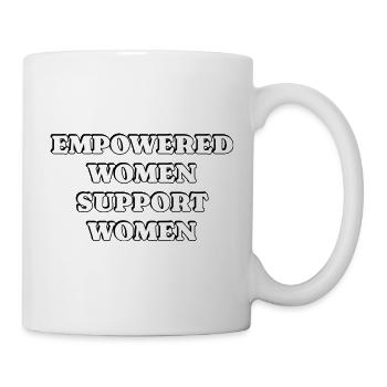 Les femmes autonomes soutiennent les femmes - Mug blanc - blanc - Droite