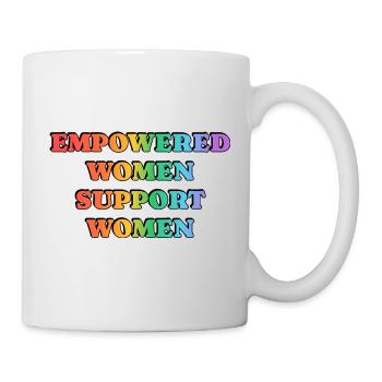 Les femmes autonomes soutiennent les femmes - Mug blanc - blanc - Droite