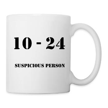 10-24_MP_Suspicious_person - Mug blanc - blanc - Droite