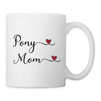 Pony Mama - Tasse - Weiß - Rechts