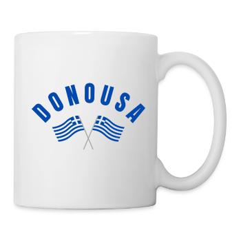 Emblème des drapeaux croisés de Donousha - Mug blanc - blanc - Droite