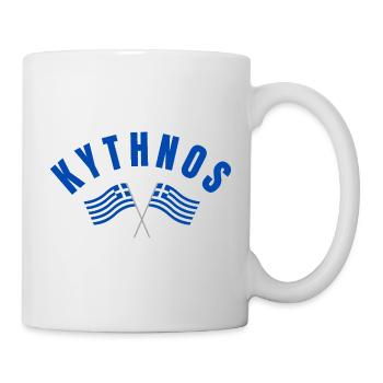 Kythnos Greek Flags  - Mug - white - Right