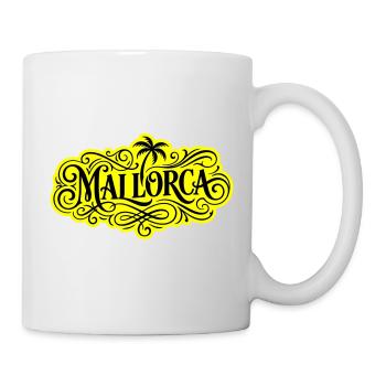 Mallorca Palmen - Tasse - Weiß - Rechts