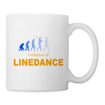 Evolution of Linedance - Mug - white - Right