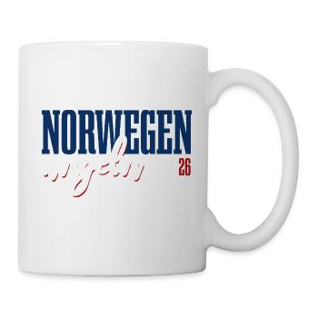 Norwegen Angeln Tour 2026 - Angler Geschenk - Tasse - Weiß - Rechts