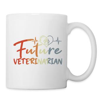 Future veterinarian - Mug - white - Right