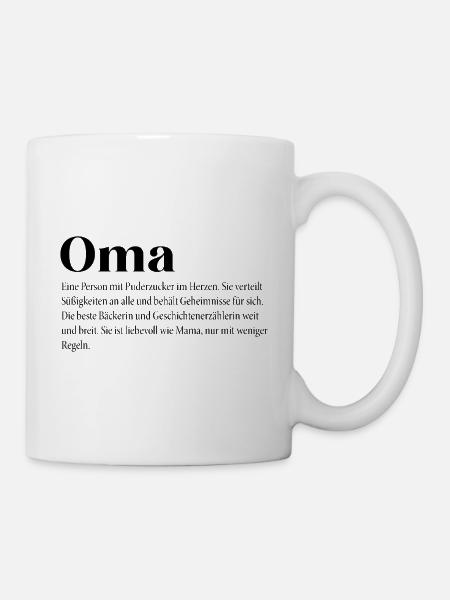 Oma - Tasse - Weiß