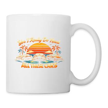 Yes, I really need all these cars! (Funny - Mug - white - Right