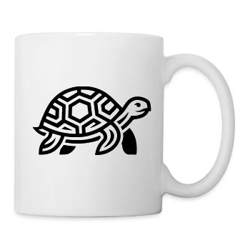 tortue - Mug blanc - blanc - Droite
