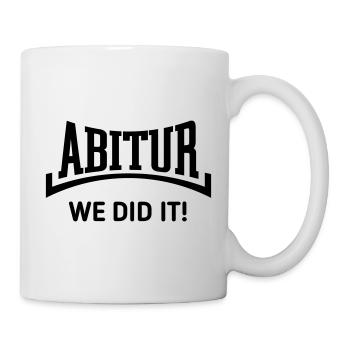 Abitur – On l’a fait ! (Promotion / Concave / B) - Mug blanc - blanc - Droite