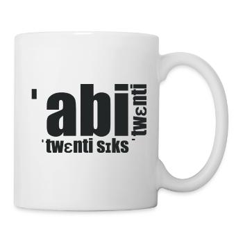 Abi twenti twenti six phonétique - Mug blanc - blanc - Droite