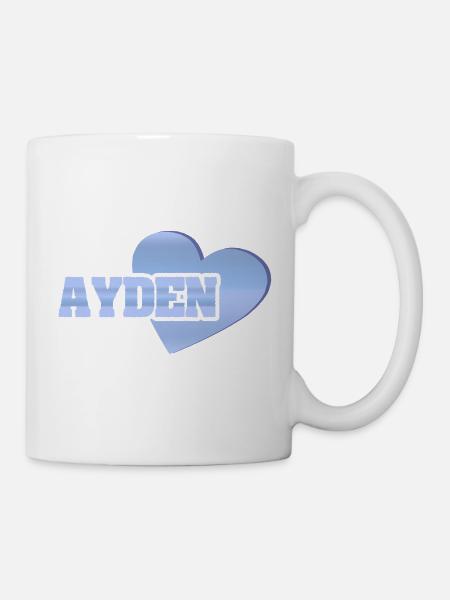 Love Ayden - Tasse - Weiß
