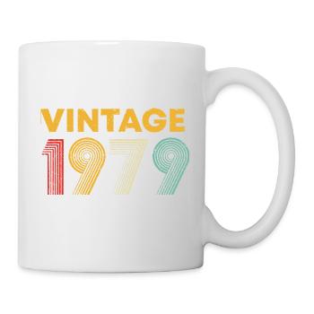 Vintage 1979 Retro Rings - Mug - white - Right