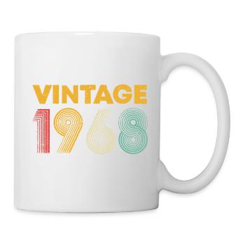 Logo graphique vintage 1988 - Mug blanc - blanc - Droite