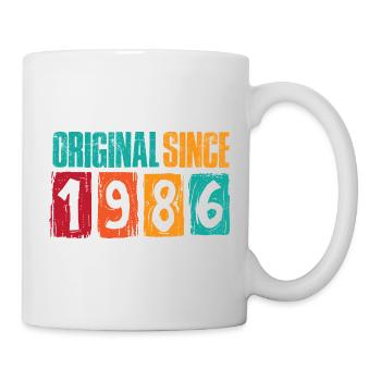 Original since 1986 - Tasse - Weiß - Rechts
