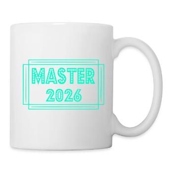 Diplôme 2026 Master - Mug blanc - blanc - Droite