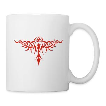 Dorniges Symbol (Rot) - Tasse - Weiß - Rechts