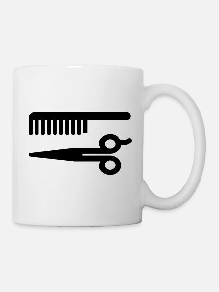 Friseur - Tasse - Weiß