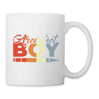 Funny Architect Kid - Mug - white - Right