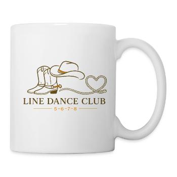 Linedance Club - Tasse - Weiß - Rechts