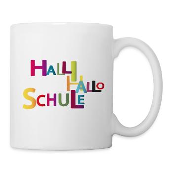 Bonjour Bonjour École - Mug blanc - blanc - Droite
